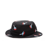 Palace Bucket Hat Lips Accessories B48k2163 (Black)